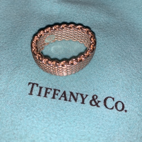 Tiffany & Co. Jewelry - Authentic Tiffany & Co. SS Mesh Ring